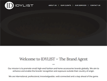 Tablet Screenshot of idylist.com